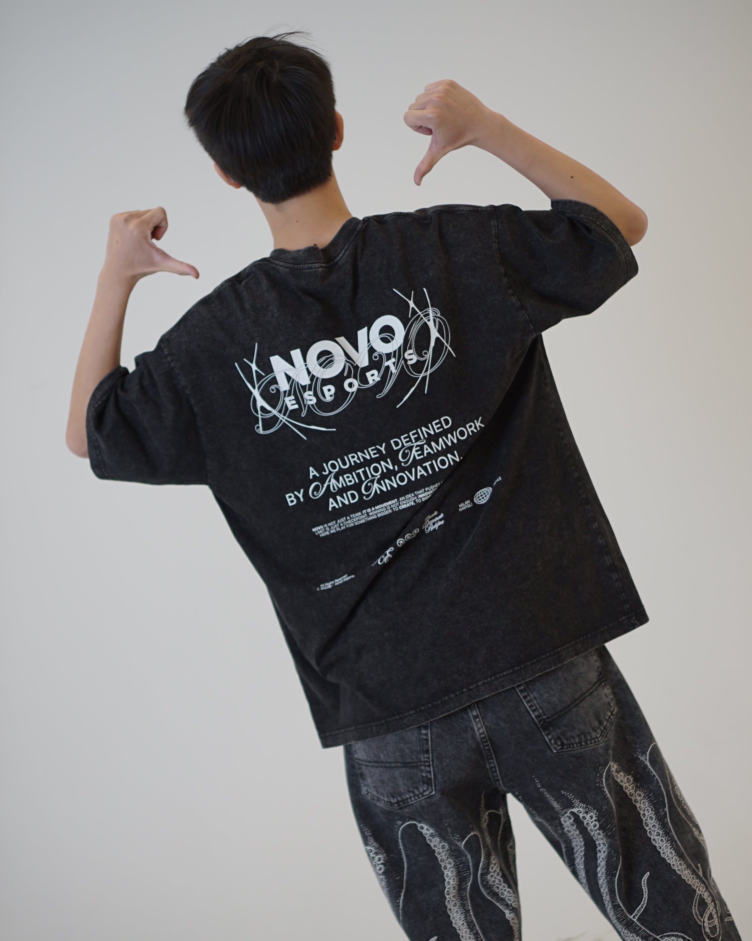 NOVO Acid Tee - Black