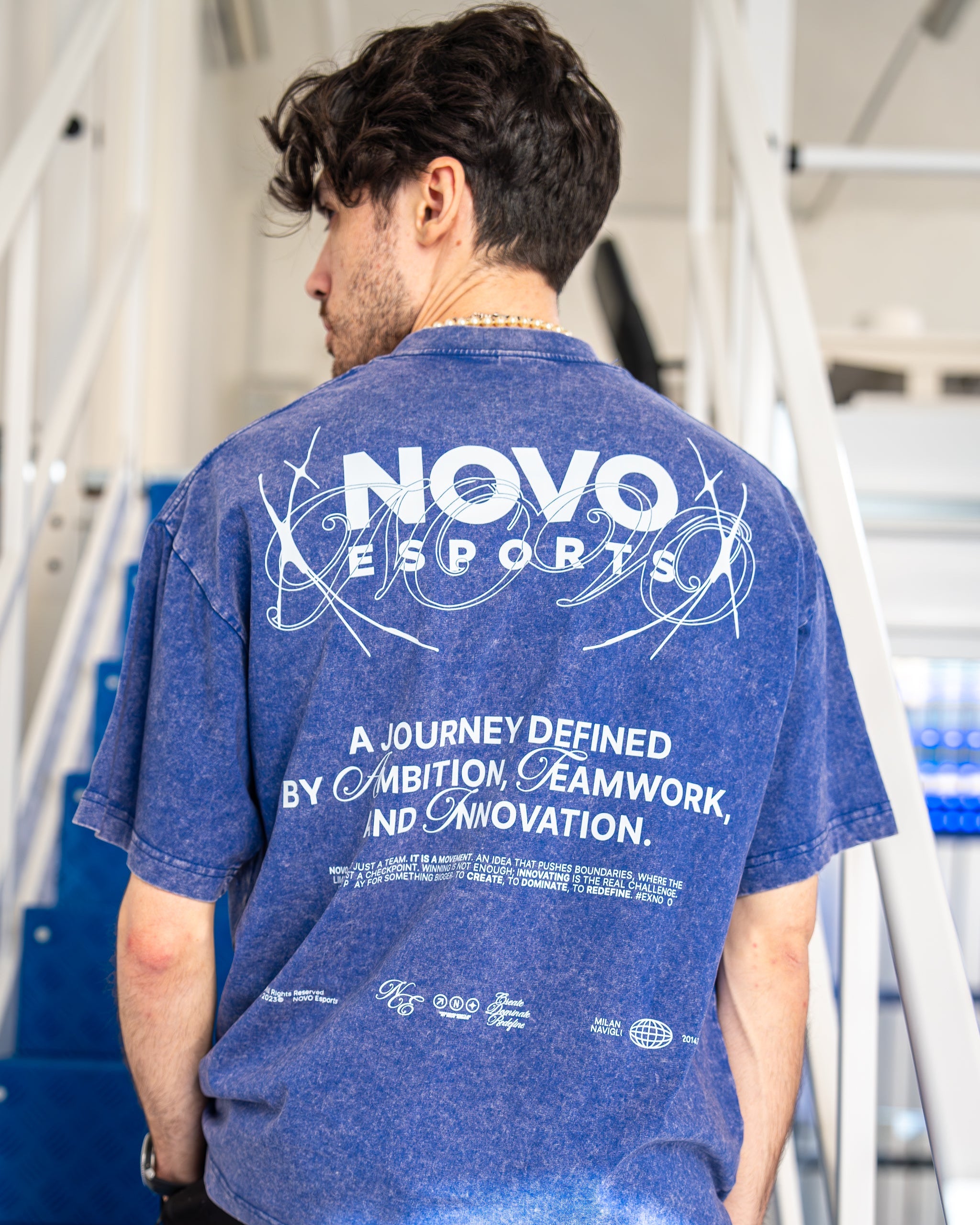 NOVO Acid Tee - Blue