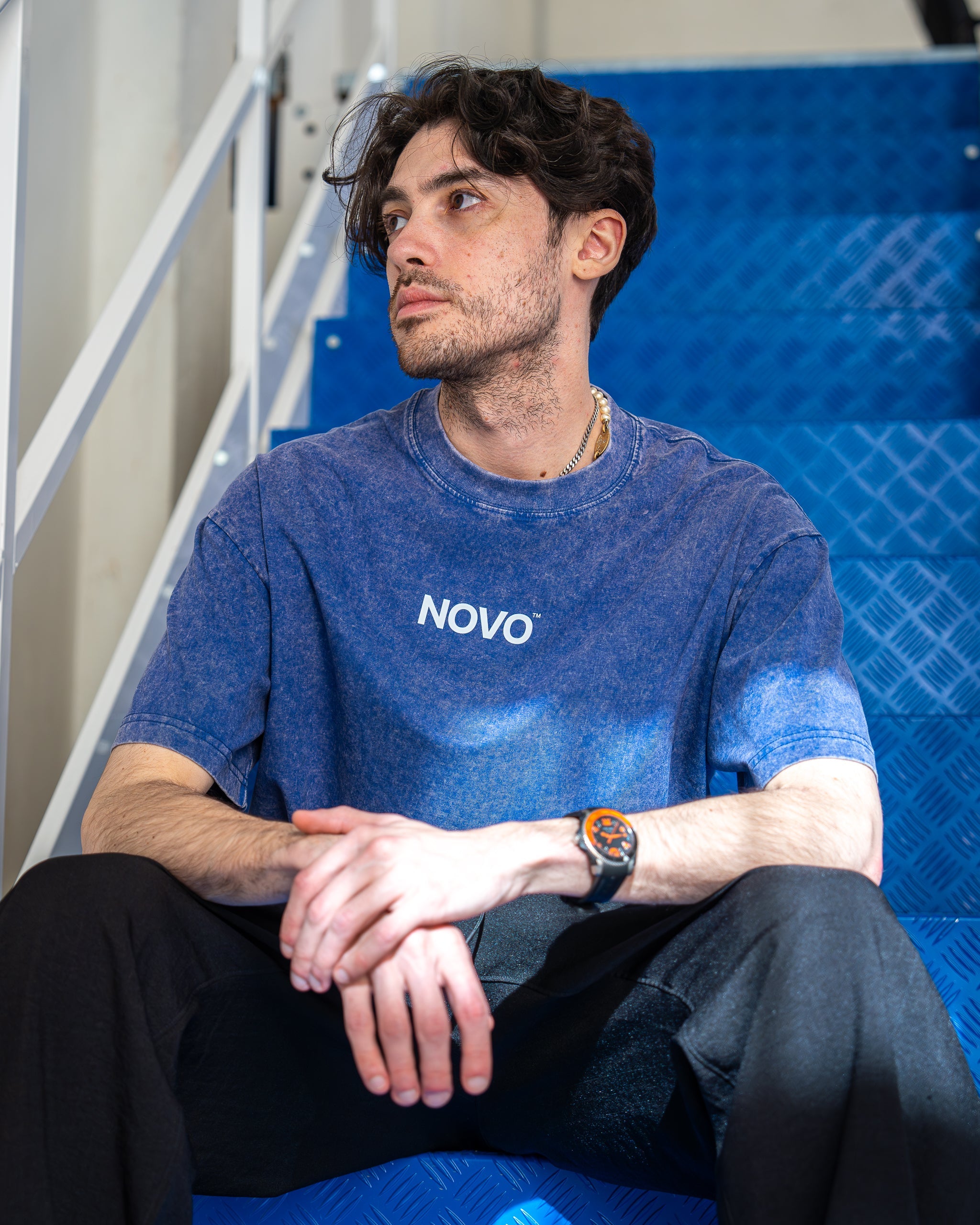 NOVO Acid Tee - Blue