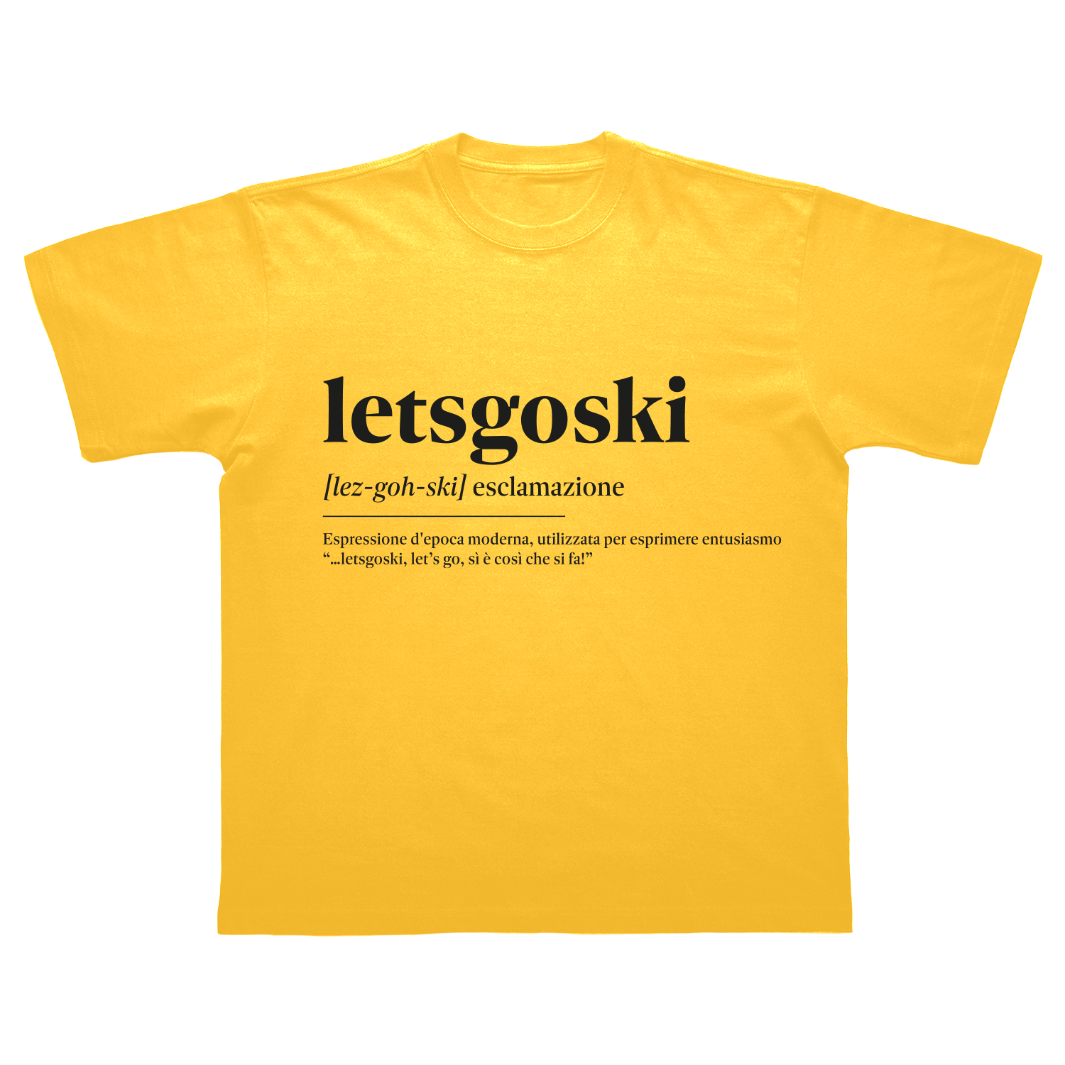 maglia letsgoski merch letsgoski