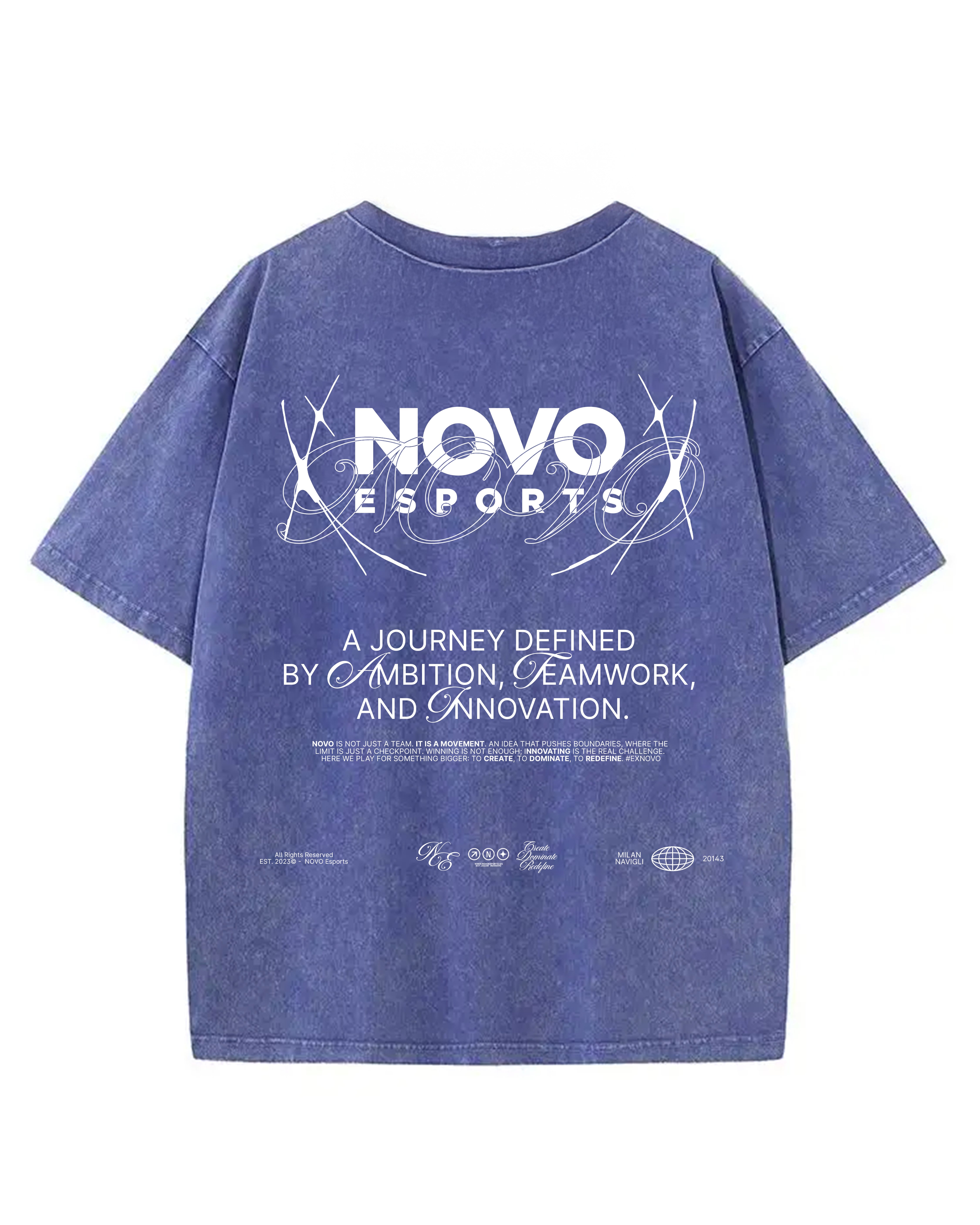 NOVO Acid Tee - Blue