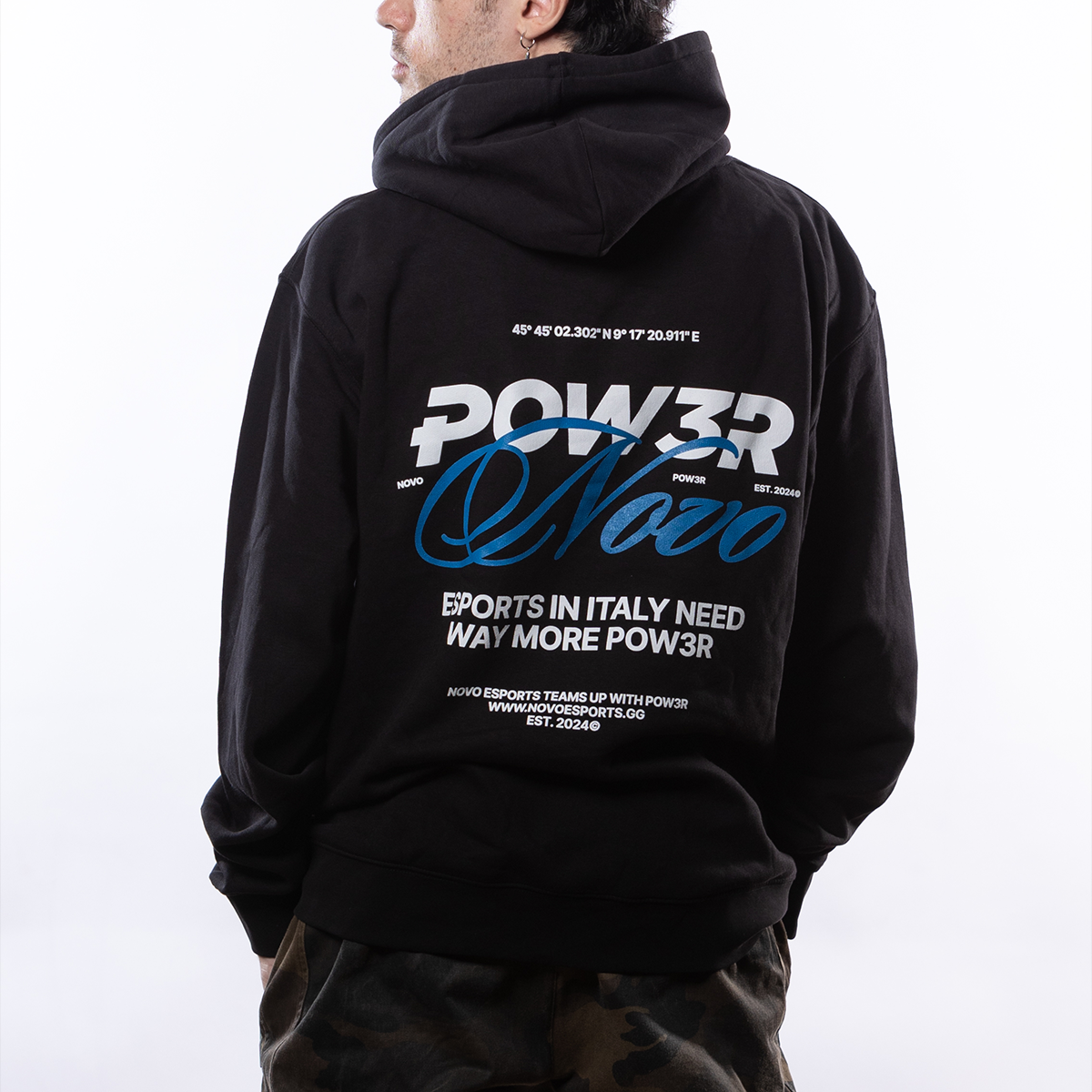 Hoodie NOVO X POW3R