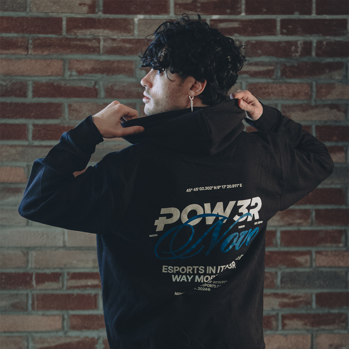 Hoodie NOVO X POW3R