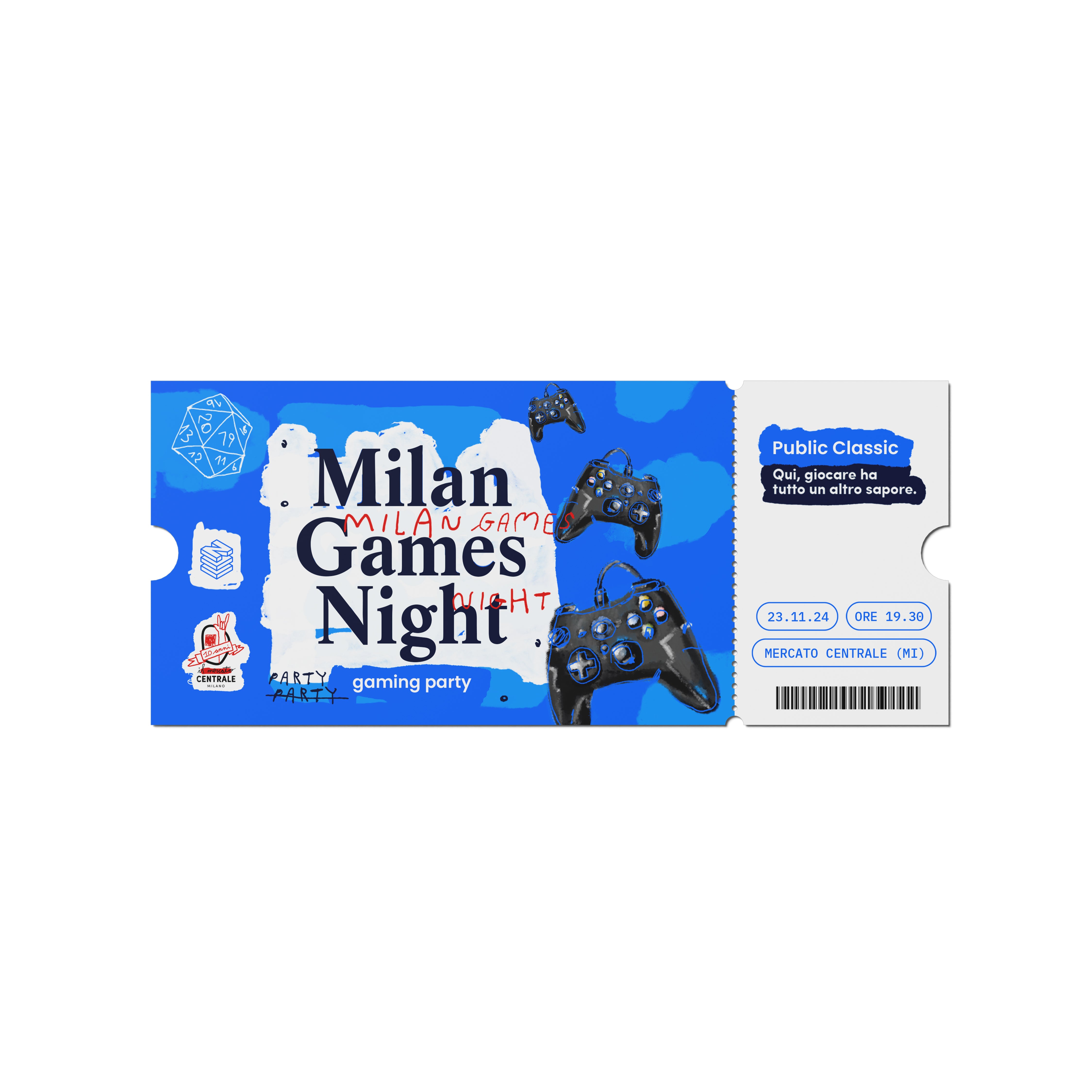 Ticket Milan Games Night - Sabato 23 Novembre