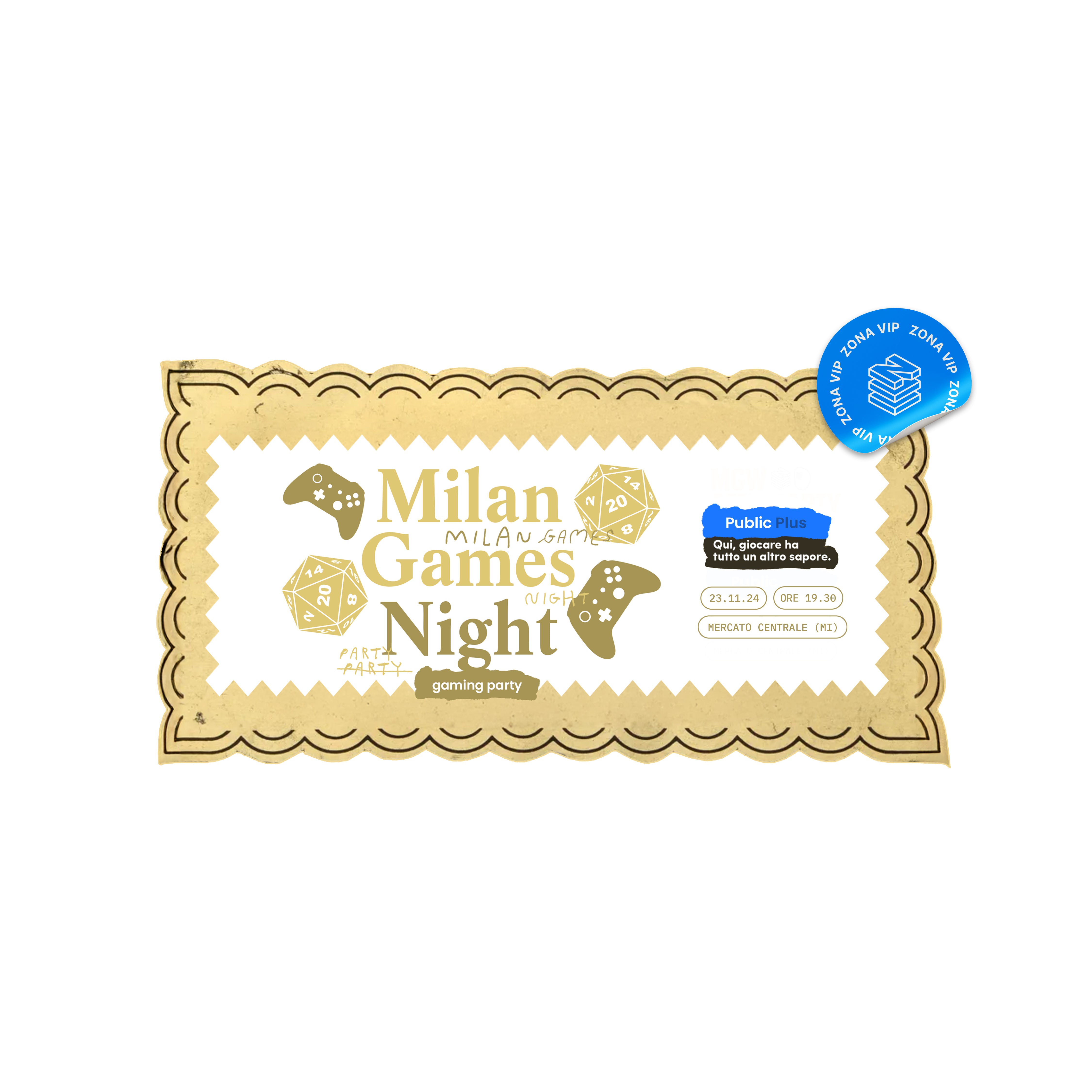 Ticket Milan Games Night - Sabato 23 Novembre