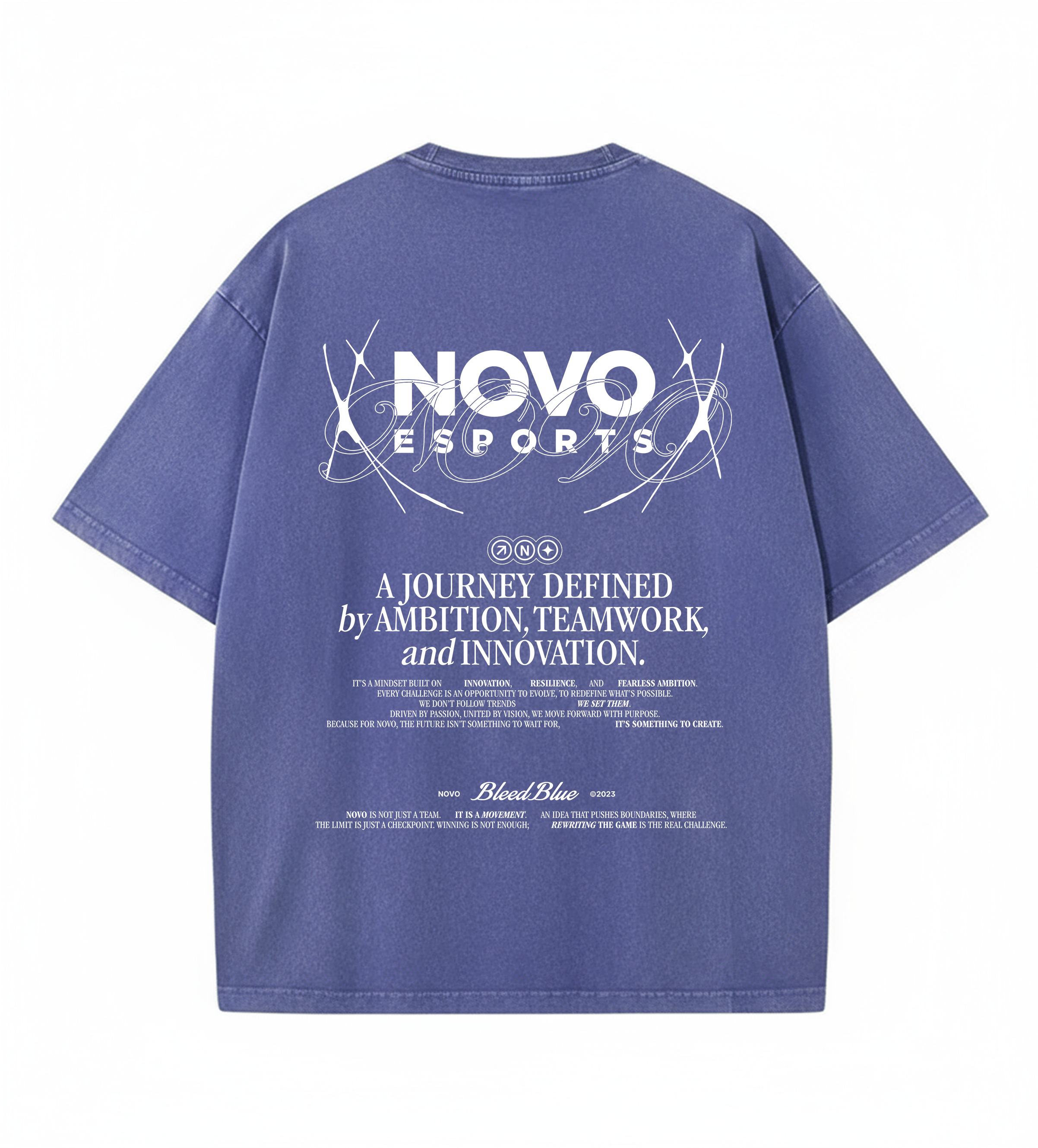 NOVO Acid Tee - Blue